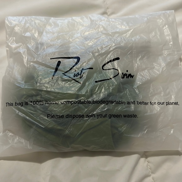 Riot Swim Pico Top, Matcha, size small - Picture 2 of 5